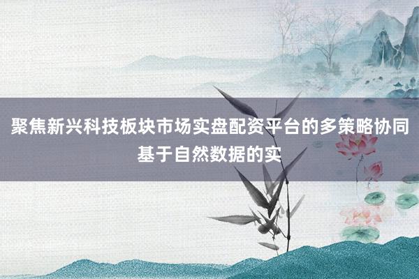聚焦新兴科技板块市场实盘配资平台的多策略协同基于自然数据的实