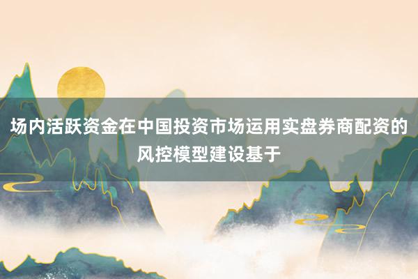 场内活跃资金在中国投资市场运用实盘券商配资的风控模型建设基于