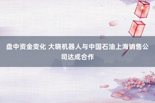 盘中资金变化 大晓机器人与中国石油上海销售公司达成合作